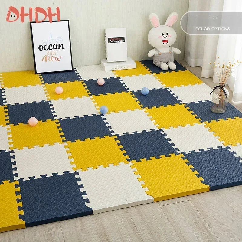 Foam Puzzle Floor Mat Tiles – Soft Non-Slip Interlocking EVA Mats for Home & Gym