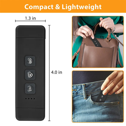 Clip-On Book Light USB Rechargeable LED Reading Lamp with Timer