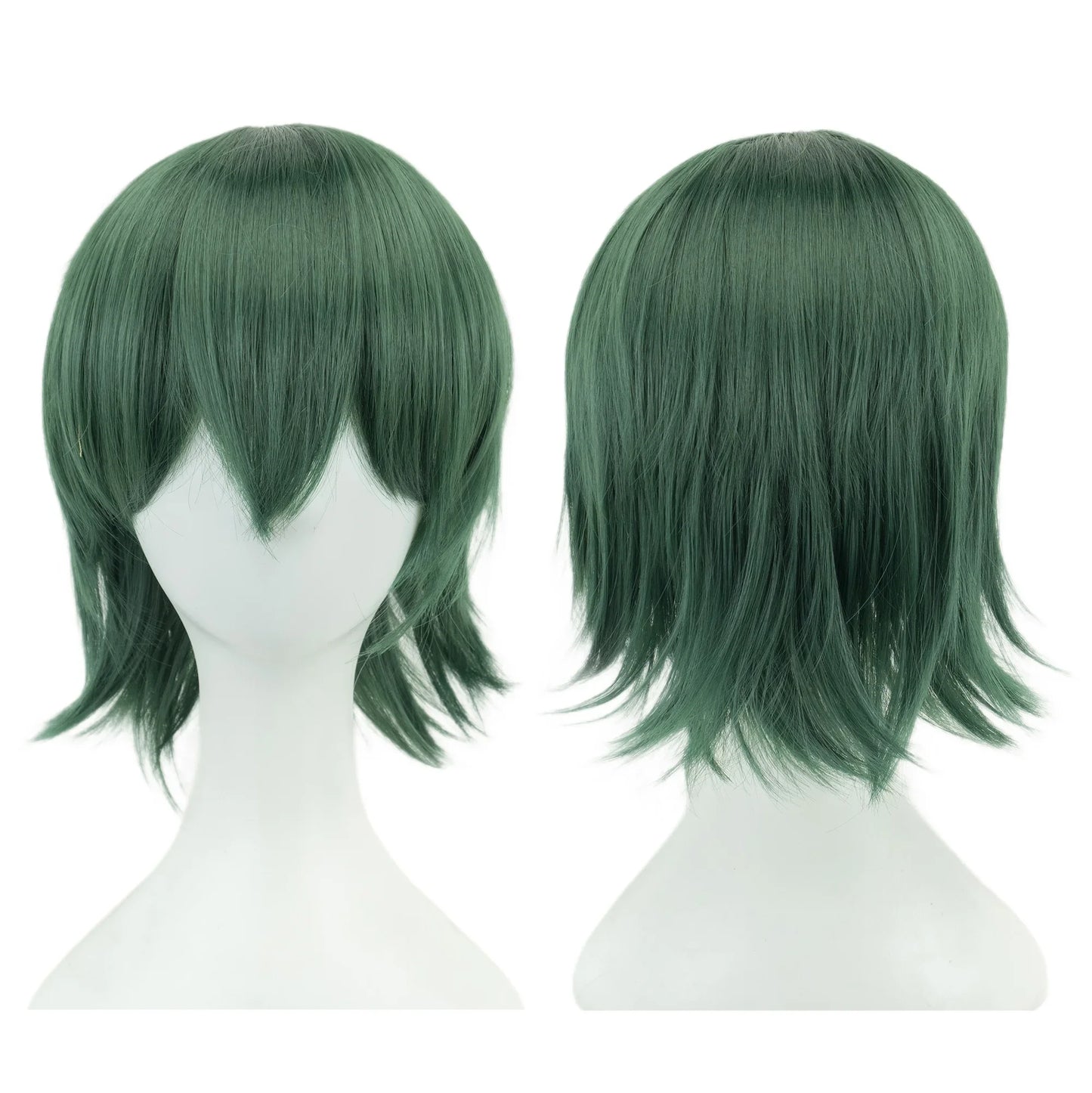 Synthetic Bob Wig 12 Inch – Cosplay & Party Short Hair with Bangs