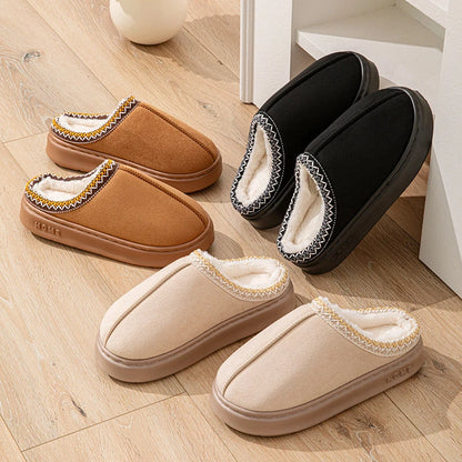 Women's Fuzzy Fur Slippers – Plush Indoor Slides & Flats