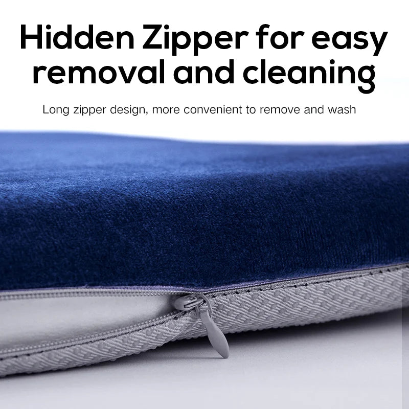 Memory Foam Seat Cushion for Office, Car & Home Use