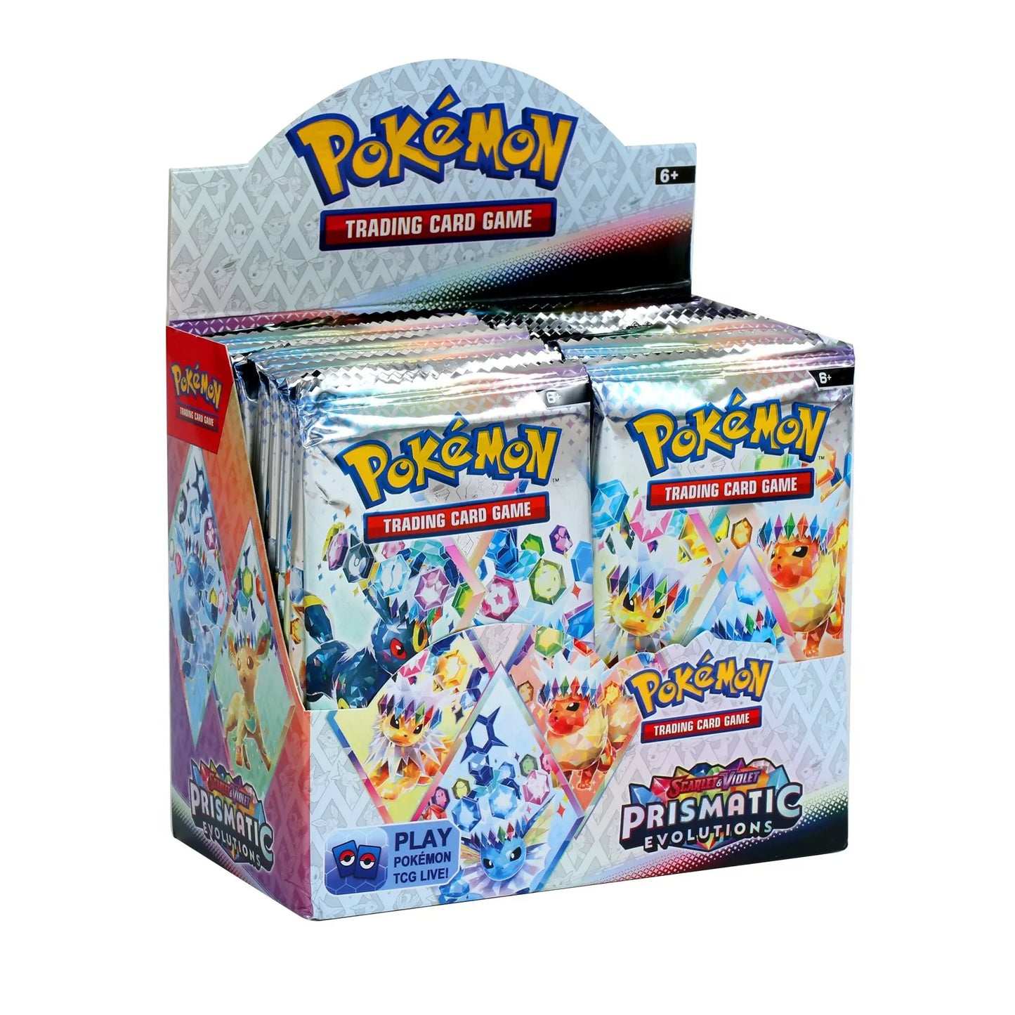 360PCS Pokémon Scarlet Violet Prismatic Evolutions Booster Box