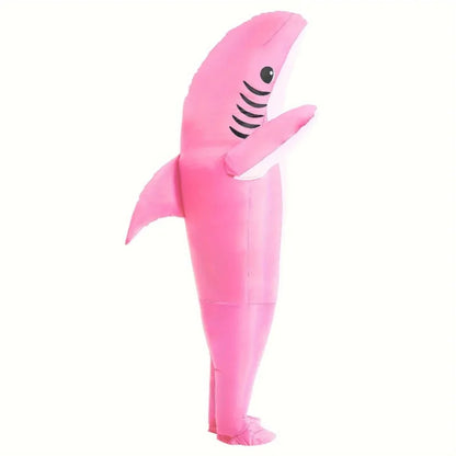 Inflatable Shark Costume for Adults & Kids – Funny Halloween Suit