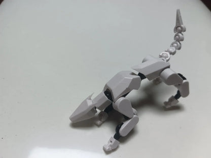 T13 Multi-Jointed Robot Dog Action Figure – Poseable Titan Mech Toy