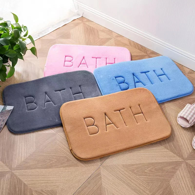 Memory Foam Bath Mat – Non-Slip Super Absorbent Bathroom Rug