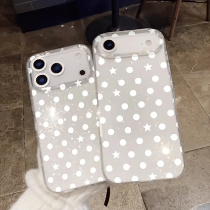 Dot Star INS Glitter iPhone Case