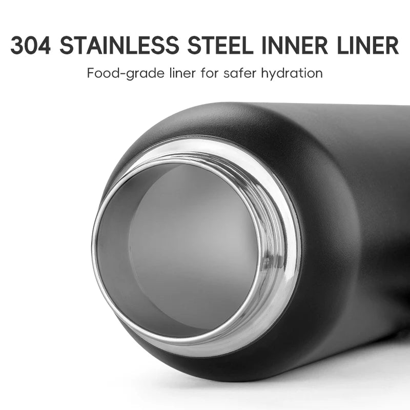 ROCKBROS Insulated Cycling Water Bottle – 18oz to 40oz Vacuum Flask