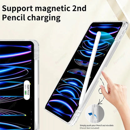 iPad Case with Pencil Holder – Smart Folio Cover