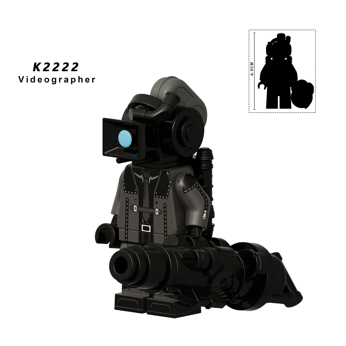 Skibidi Toilet Mini Building Block Figures – TV Man, Cameraman & More