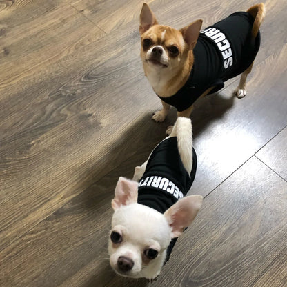 Security Vest T Shirt for Small Dogs Cats and Puppies