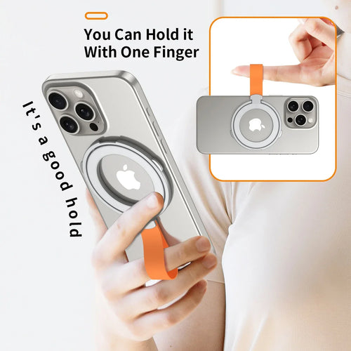 MagSafe Phone Ring Holder Stand with Finger Grip & Kickstand