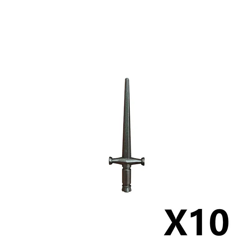 Medieval Military Building Blocks Parts – Castle Knights Weapons Accessories