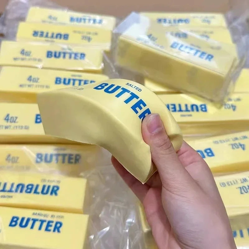 Butter Stick Squishy Fidget Toy – Stress Relief Squeeze Toy