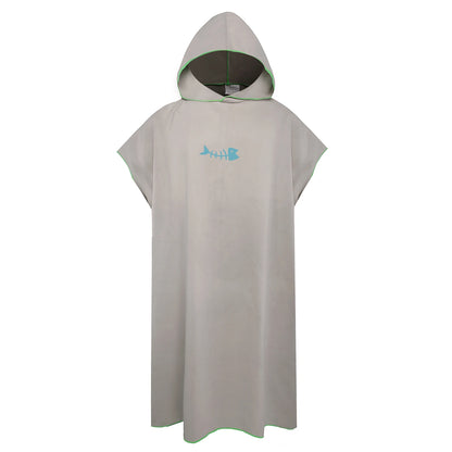 Microfiber Surf Poncho Changing Robe with Hood for Adults