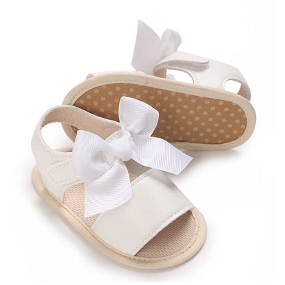 Baby Butterfly Sandals – Glitter Soft Sole Summer Shoes