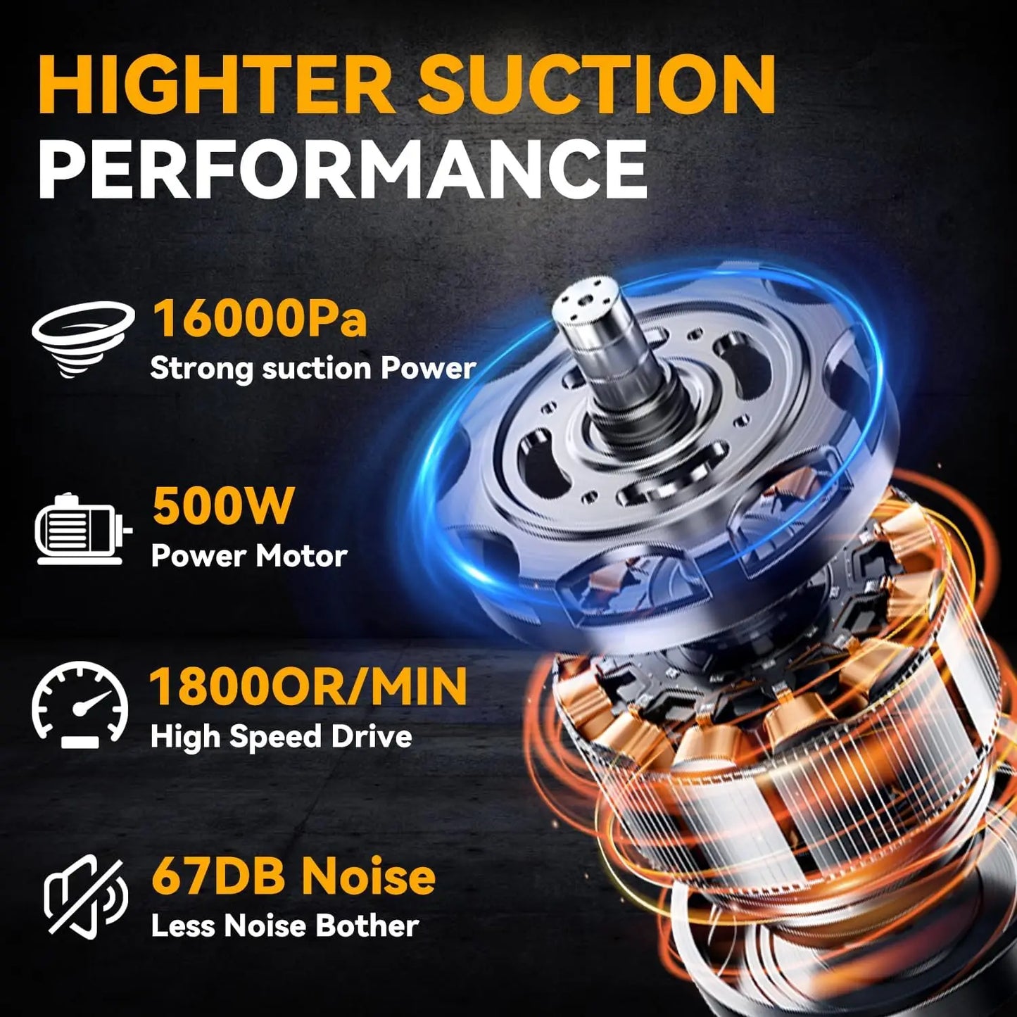 5-in-1 Handheld Electric Vacuum Cleaner – 400W Powerful Motor