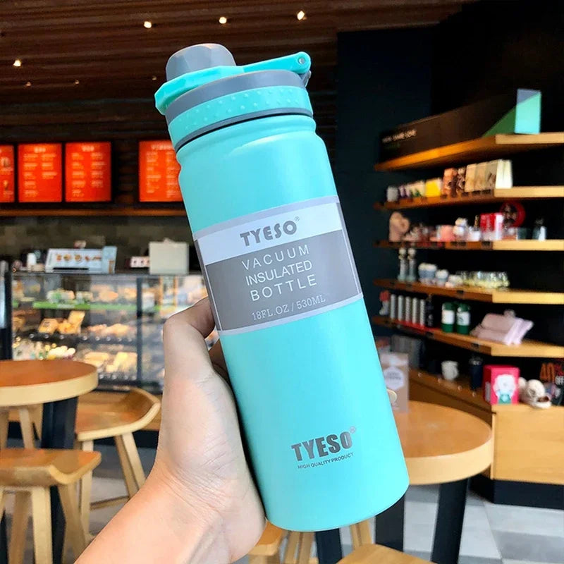 TYESO Vacuum Insulated Bottle 750ml Stainless Steel Travel Thermos
