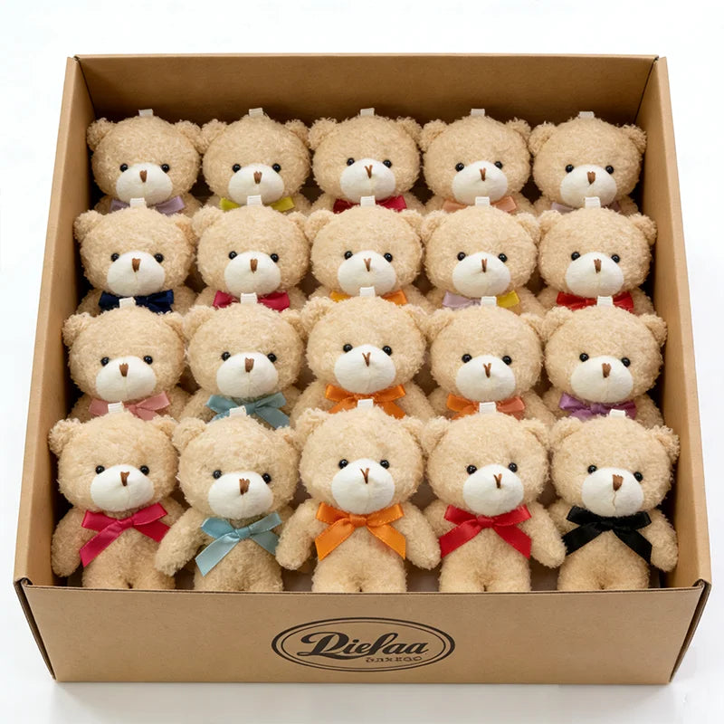 Mini Teddy Bears Bulk Pack – Soft Plush Party Favors