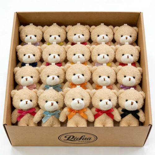 Mini Teddy Bears Bulk Pack – Soft Plush Party Favors