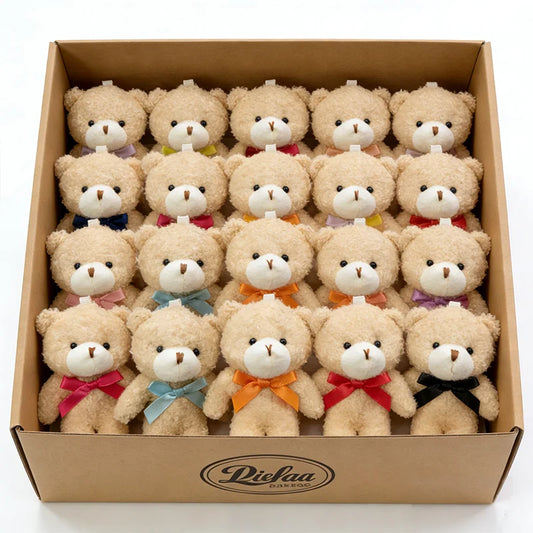 Mini Teddy Bears Bulk Pack – Soft Plush Party Favors
