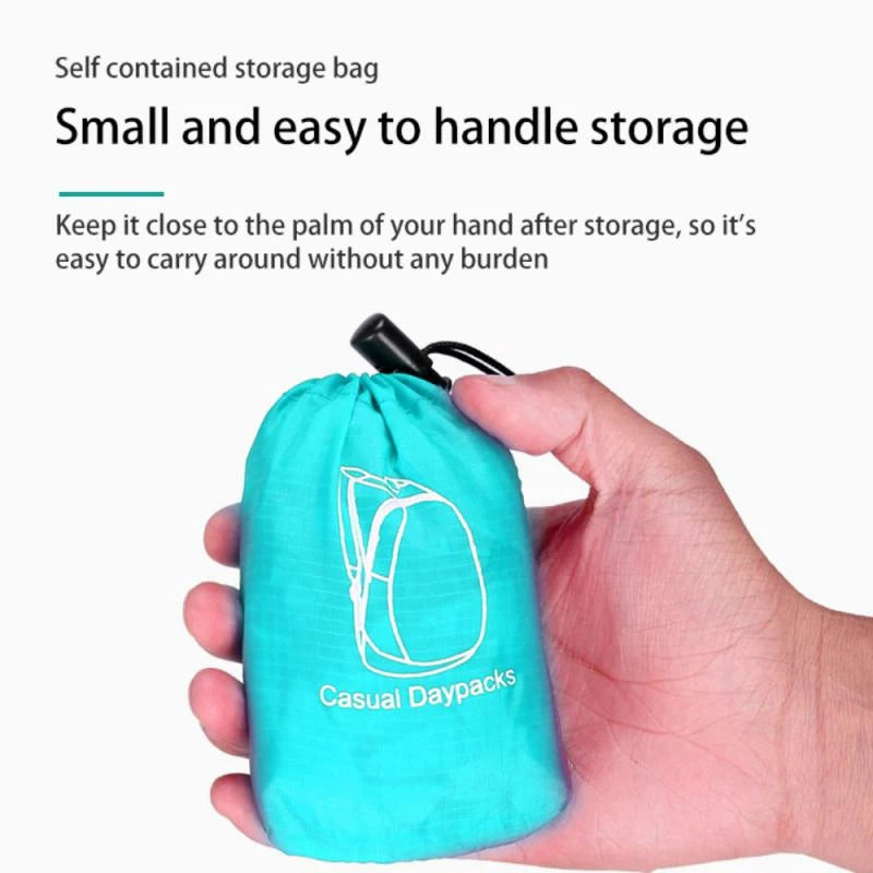 Foldable Waterproof Backpack – Lightweight Packable Daypack for Hiking & Travel