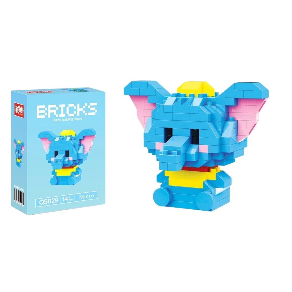 Cartoon Character Mini Building Blocks Set – DIY Brick Figures