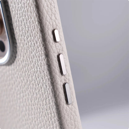 Magnetic Lychee Texture PU Leather iPhone Case