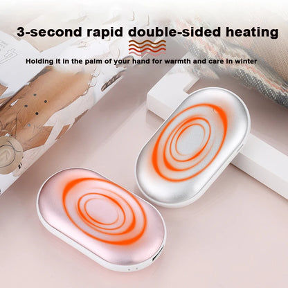 Electric Hand Warmer – Ultra-Thin Double-Sided Heating, 3 Temperature Levels