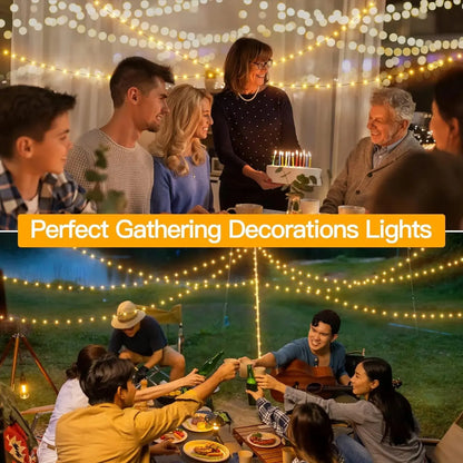 Fairy String Lights 500/1000 LED Waterproof with Remote – Christmas Outdoor Decor
