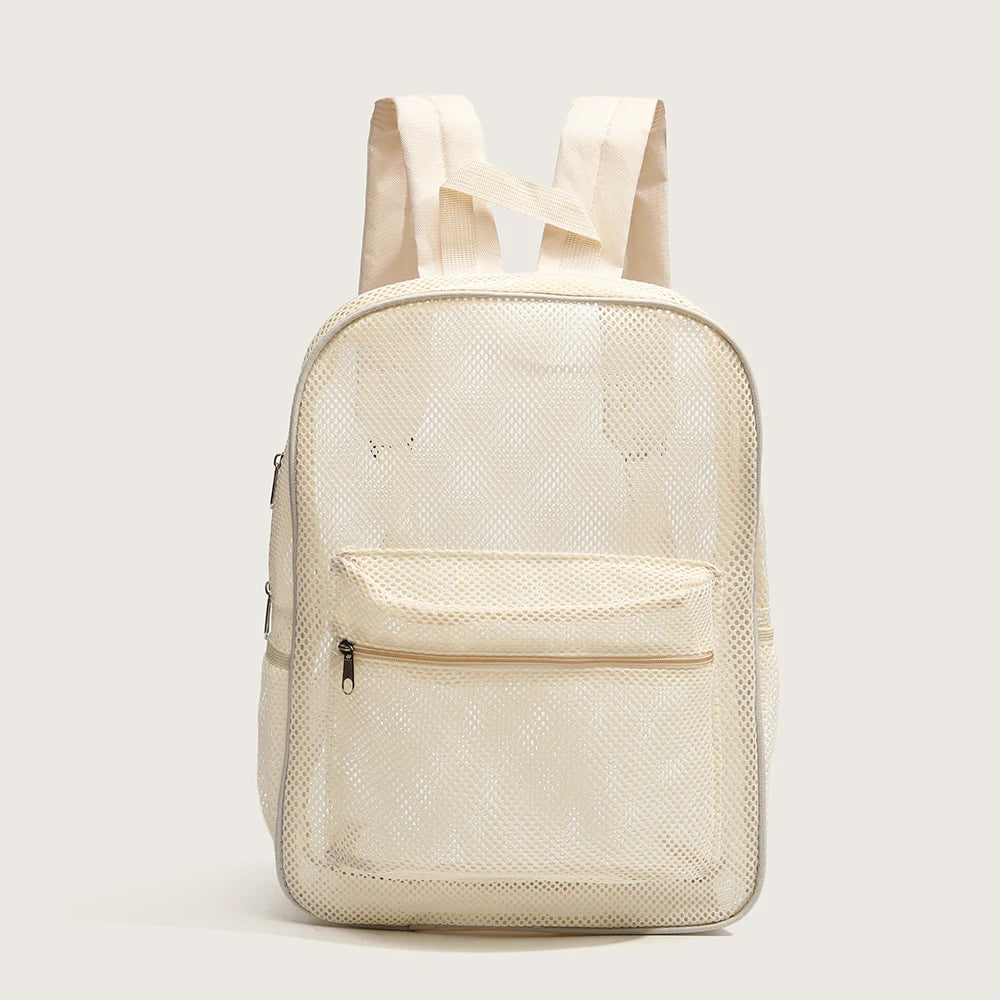 Women's Mesh Breathable Backpack – Casual Outdoor Travel Bag