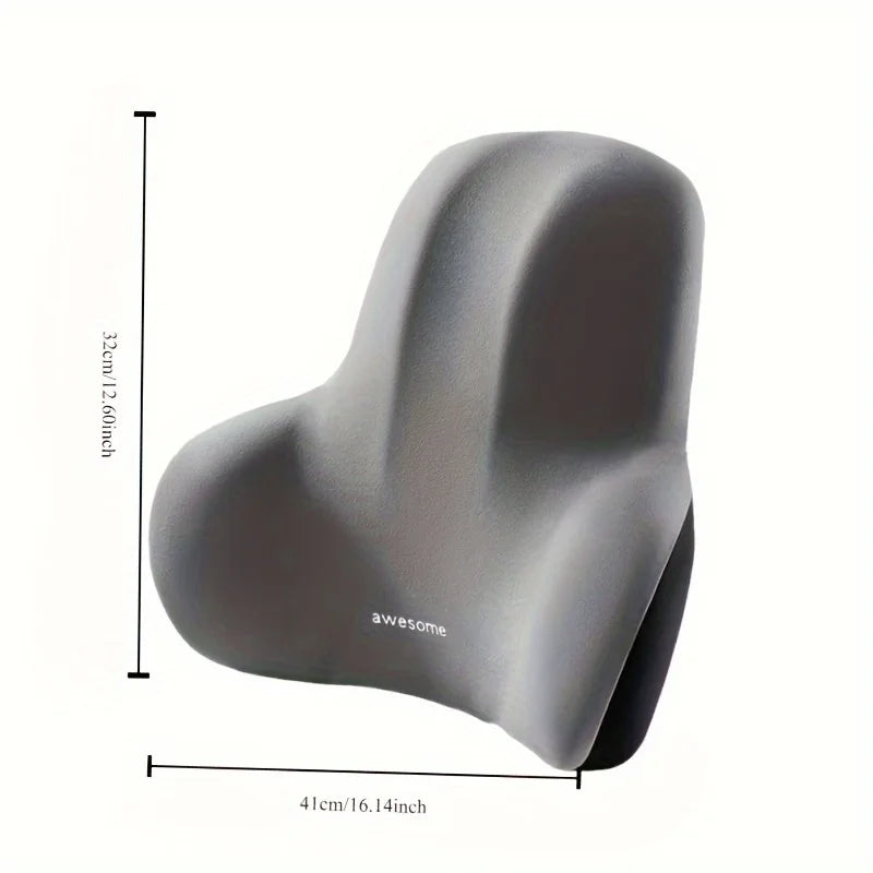 Memory Foam Lumbar Support Seat Cushion 2-in-1
