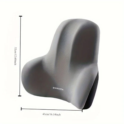 Memory Foam Lumbar Support Seat Cushion 2-in-1