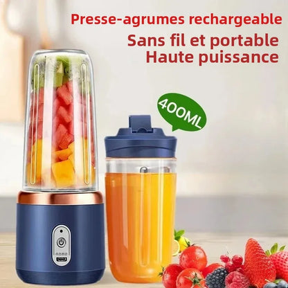 Portable USB Blender 400ml – Mini Travel Juicer & Smoothie Maker
