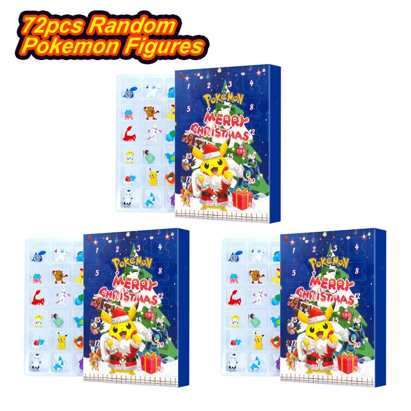 Pokémon Pikachu Bulbasaur Mini Figure Advent Calendar