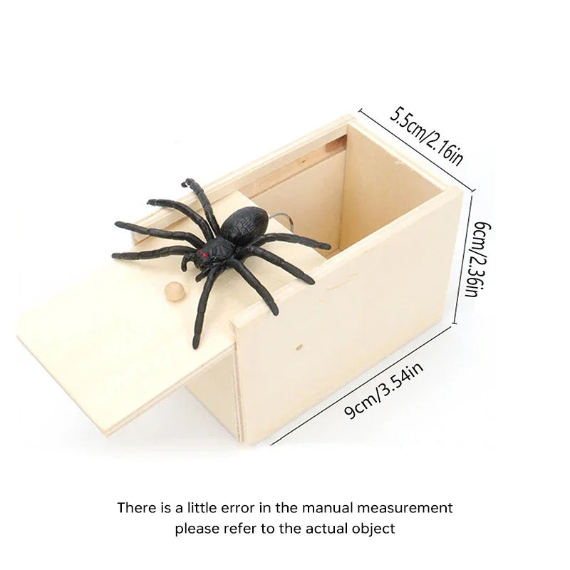 Spider Prank Scare Box – Halloween Trick Toy for Kids & Adults