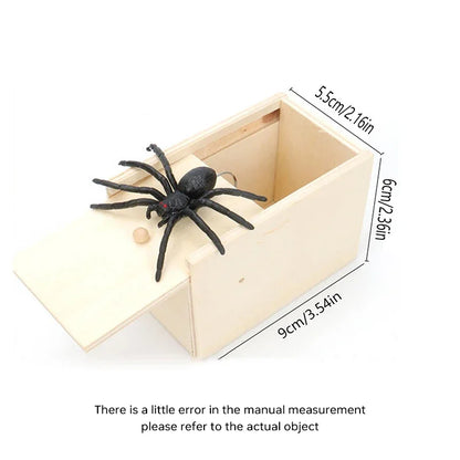 Spider Prank Scare Box – Halloween Trick Toy for Kids & Adults