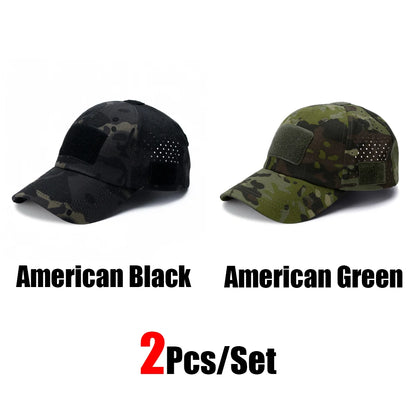 Tactical Baseball Cap with Velcro Patch – Breathable Adjustable Hat