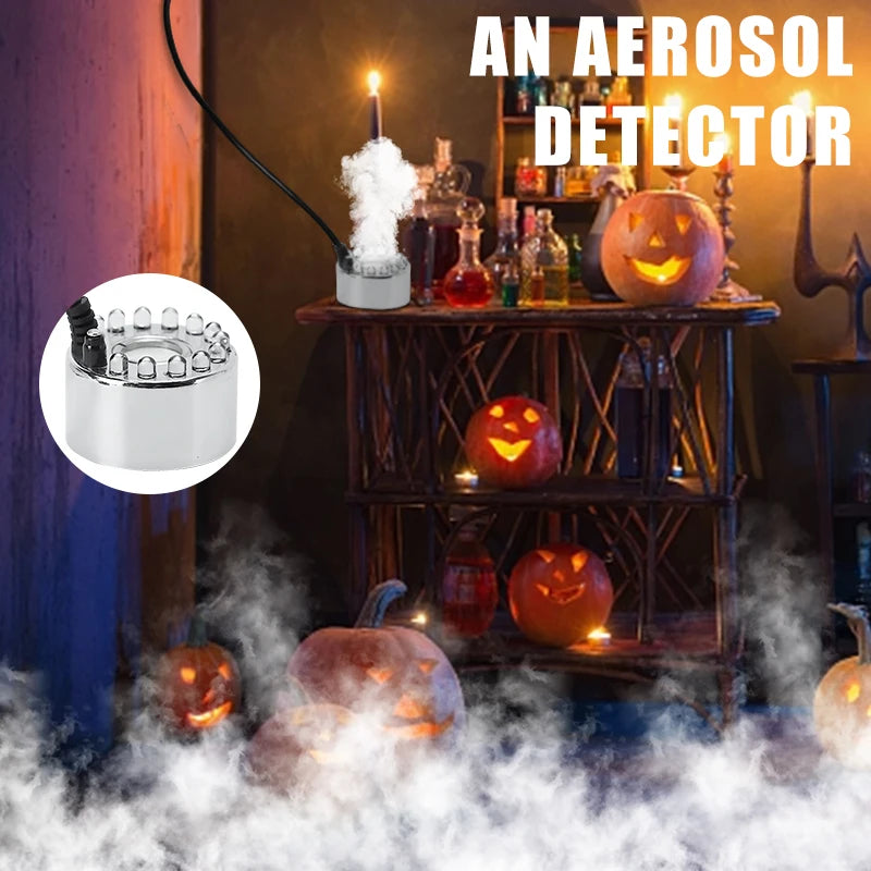 Mini LED Fog Machine Mist Maker with Pond Fogger & AC Adapter