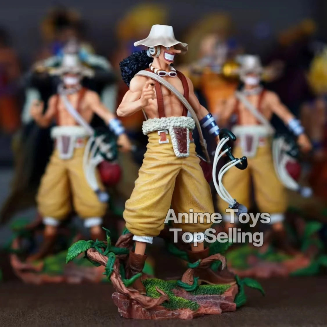 25CM One Piece Usopp and Luffy PVC Action Figure