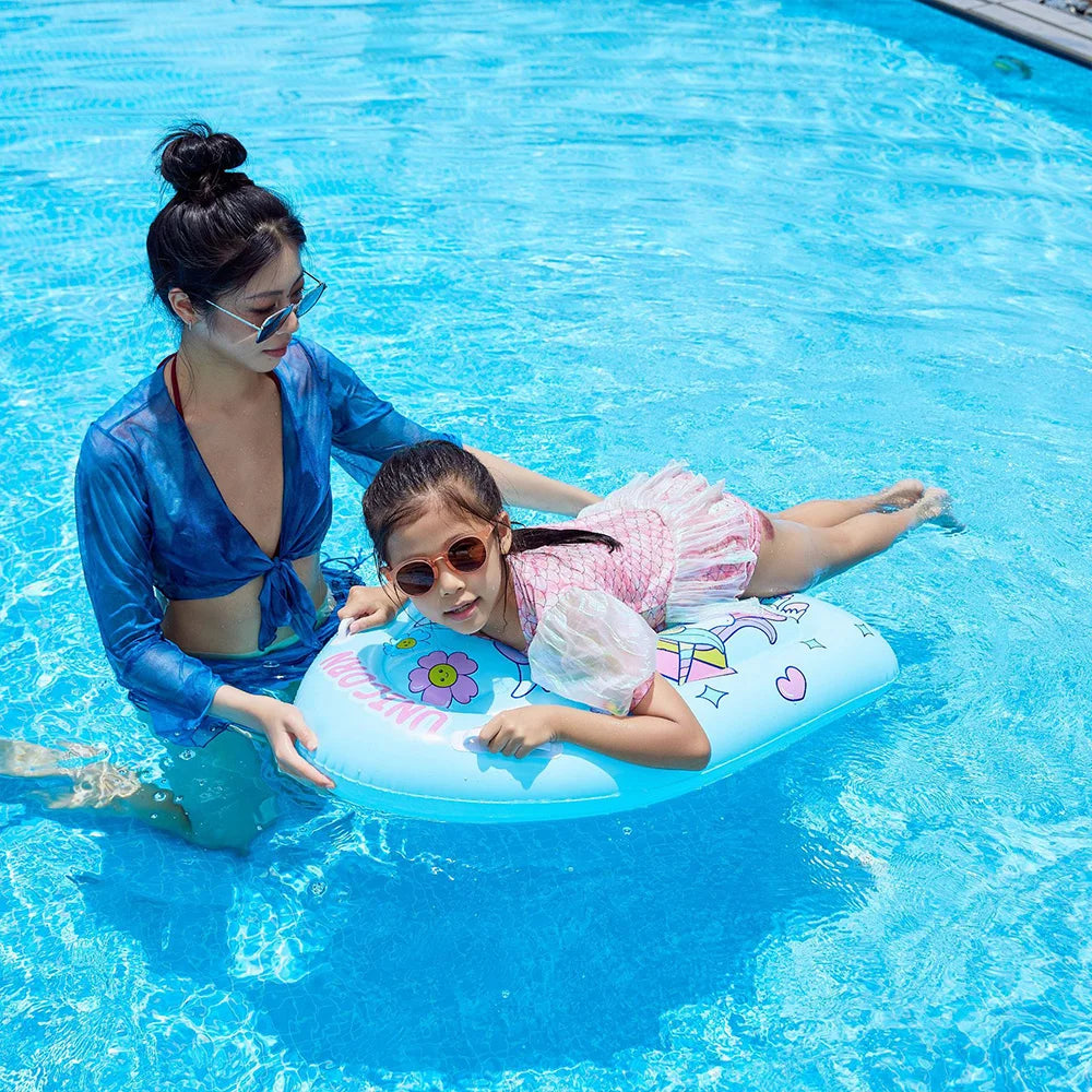 Inflatable Kids Pool Float Board with Handles