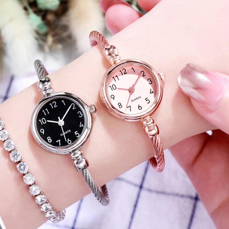 Women's Bangle Bracelet Watch – Retro Luxury Quartz