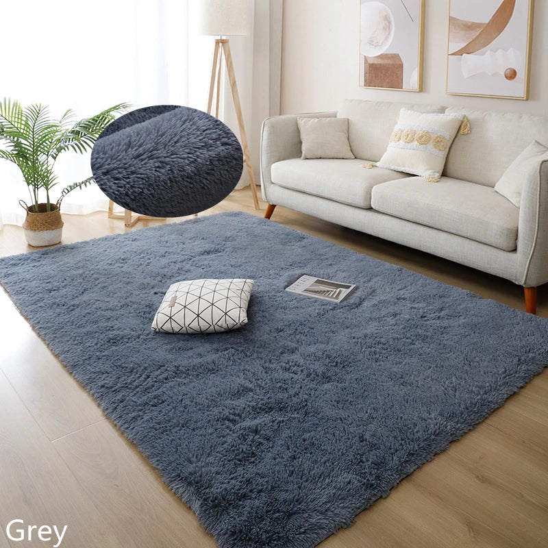 Fluffy Shaggy Area Rug – Soft Non-Slip Carpet for Living Room & Bedroom