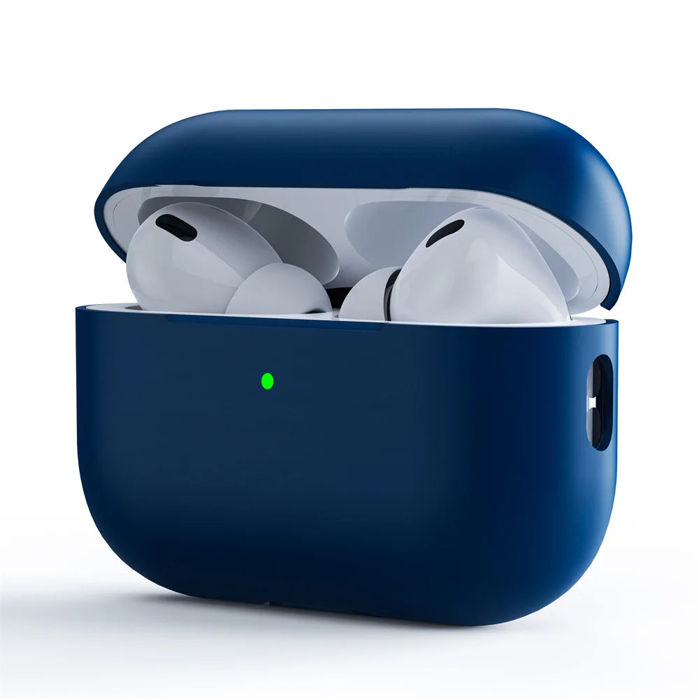 Ultra-Thin Silicone AirPods Case – Slim Matte Protective Cover