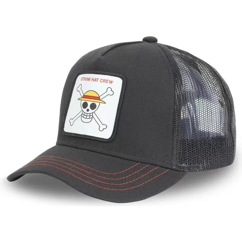 One Piece Luffy Embroidered Adjustable Baseball Cap
