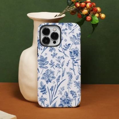 Intage Hand Painted Flowers iPhoneCase