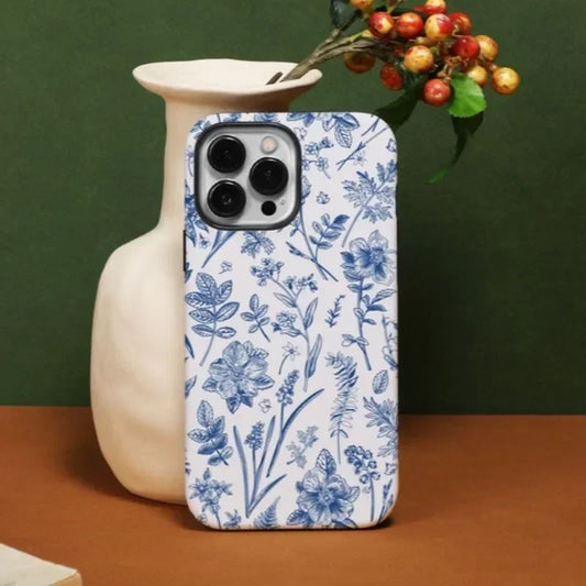 Intage Hand Painted Flowers iPhoneCase