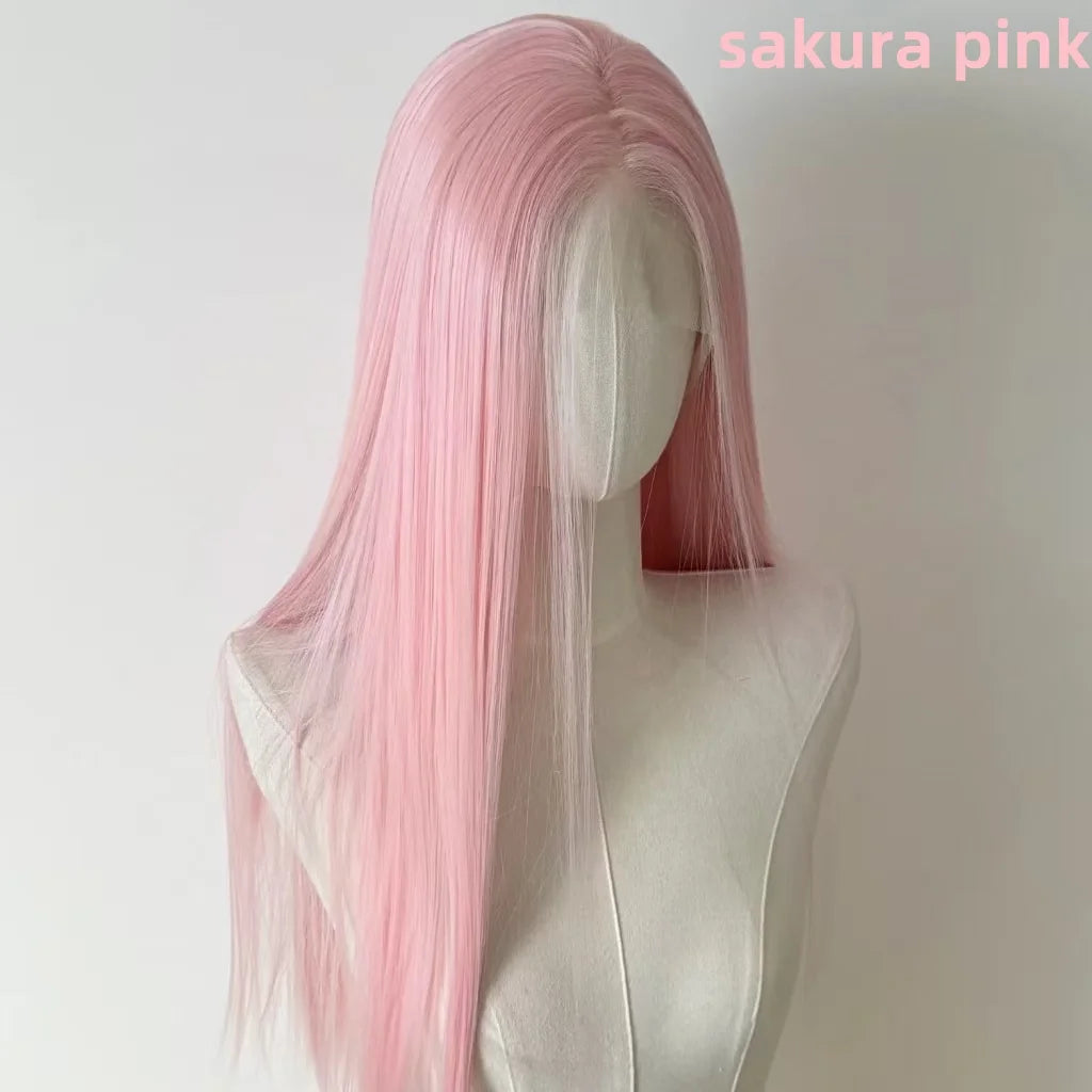 13x4 Lace Front Wig – 26 Inch Long Straight Synthetic Wig for Women