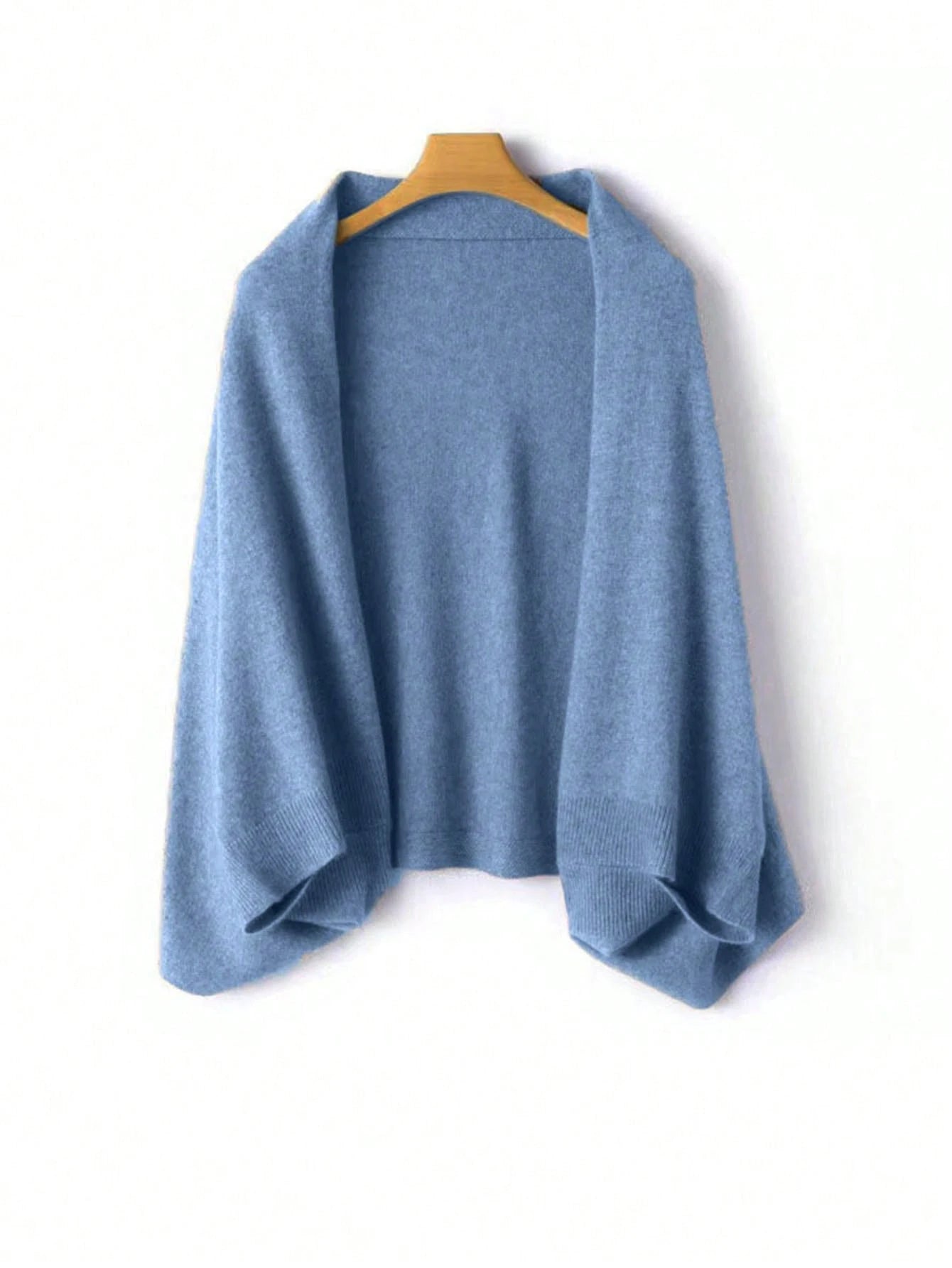 100% Wool Women’s Knitted Shawl Scarf Cardigan Wrap