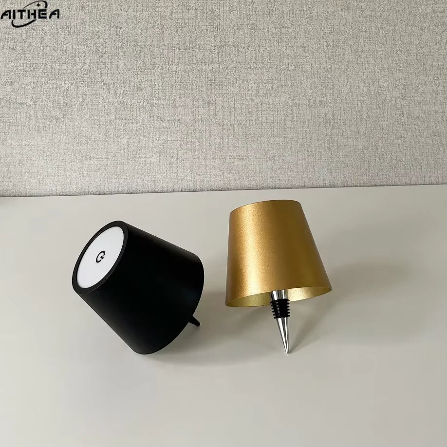 Wireless LED Table Lamp – Rechargeable Touch Dimmer for Bar, Cafe & Home