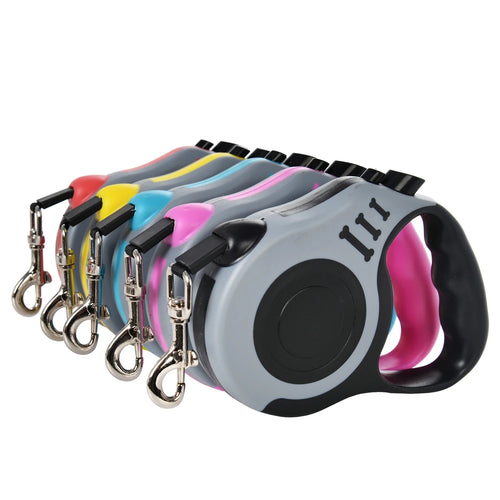 Retractable Dog Leash – 3M & 5M Nylon Lead for Small Dogs & Cats